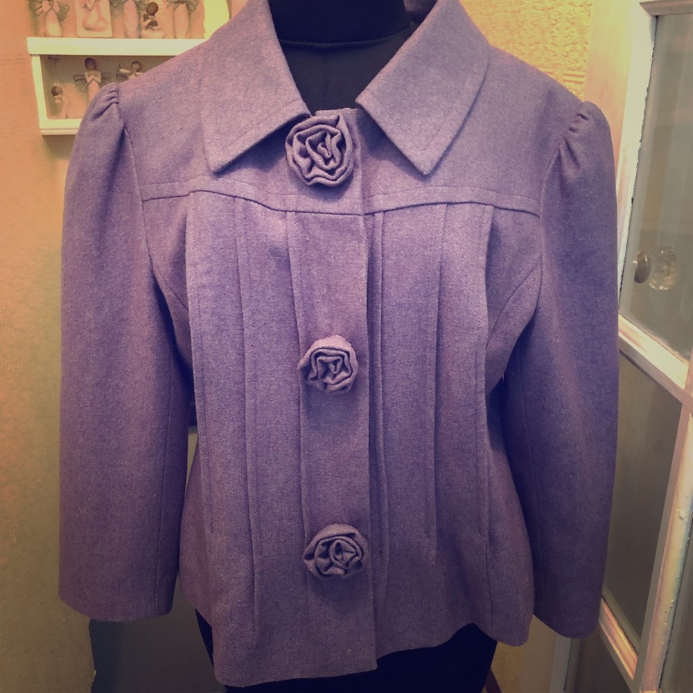 Beautiful purple dress jacket